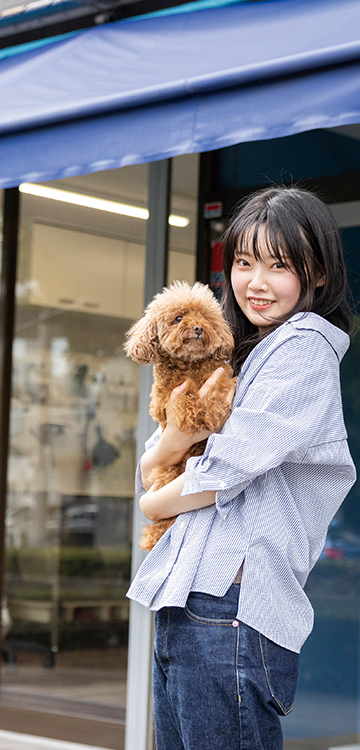 ペットマネジメント＆ホスピタリティ専攻に所属する学生